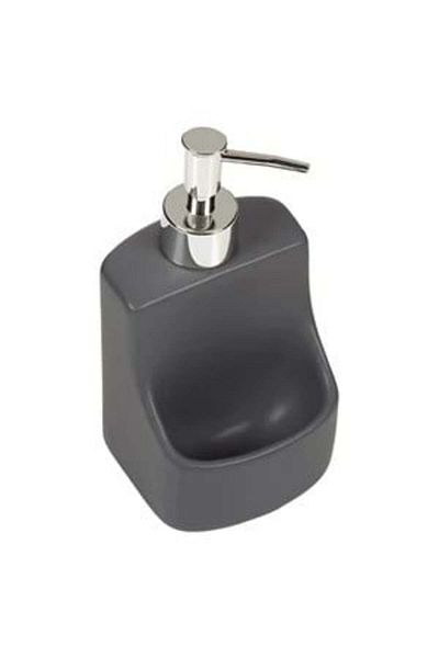 Blusmart Ceramic Sink Dispenser Grey 9 x 8.5 x 11.5 cm