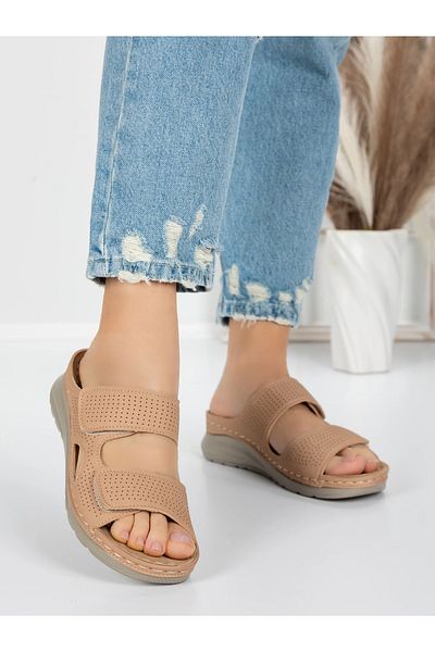 mei Women's Slippers with Low Sole 5GZ36 Beige | Mei