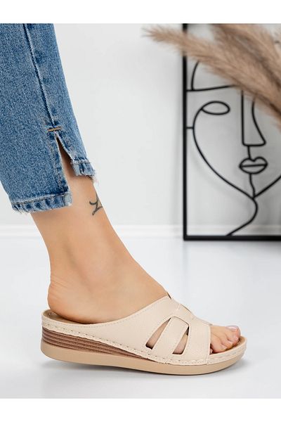 mei Women's Slippers with Low Sole 5GZ33 Nude | Mei