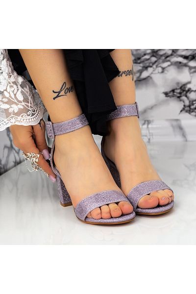mei Ladies Sandals with Thick Toc 2XKK230 Mov Mei