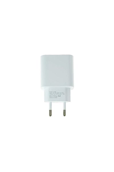 OEM FONENG EU45 mains charger set, 2.4A 12W, 2 X USB, with USB cable and Type C male connector