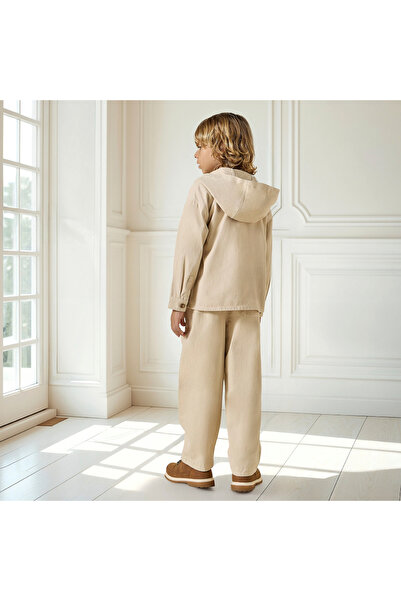 Juniors Solid Long Sleeve Hoodie and Pants Set