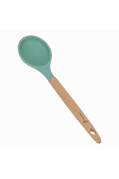 Generic Al Saif Gallery Wooden Spoon, 32X7 Cm - Green Brown