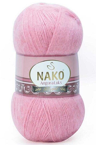 NAKO 5 τμχ Angora Πολυτελές Νήμα Χεριού 10325 Σαπωνάκι Ροζ