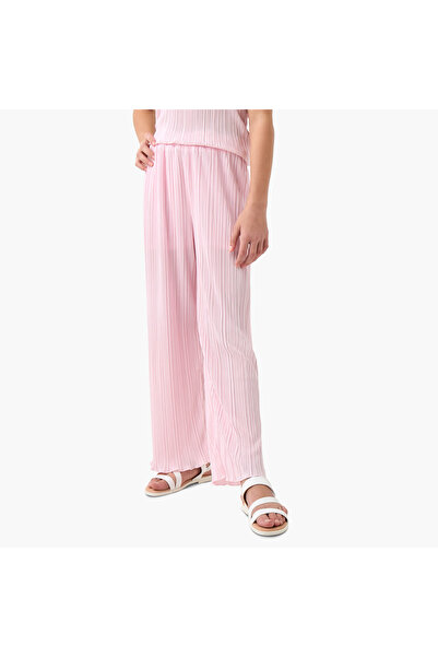 Juniors Textured Top and Pant Set