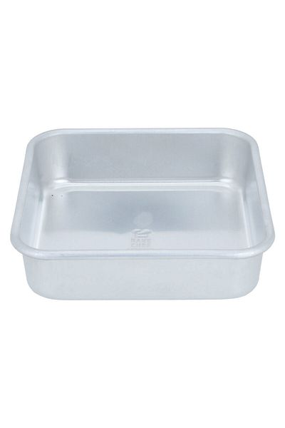 Alsaif Gallery Aluminum Cake Mold from Alsaif Gallery, 24.5x24.5x6.5 cm - Silver