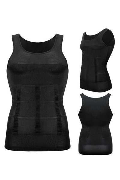 Mozella Men's Tank Top Corset – Lifting and Shaping Corset Tank Top