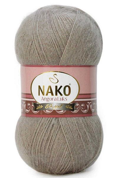 NAKO 5 τεμάχια Angora Lüks El Υφαντική Κλωστή 2000 Βίζον