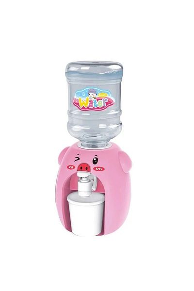 Blusmart Mini water dispenser for children, plastic, pink