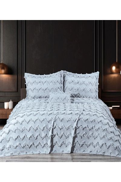 d'niss home touch of nature in your home Athena 4 Piece Double Pique Set