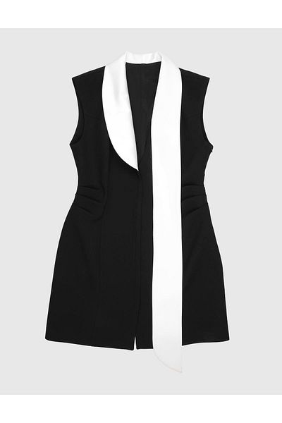 İLVİ Auster Black Women's Dress