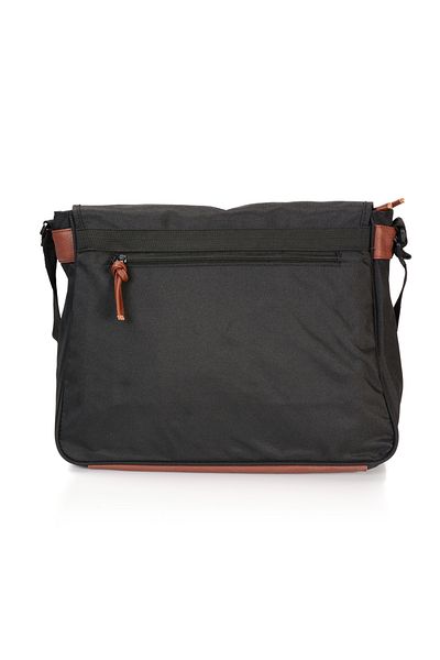Lamonza Maya shoulder bag 36x12x29 cm, 300 gr, black / brown