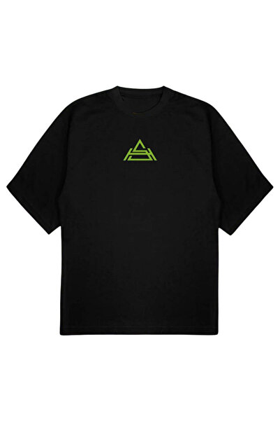 SVART WEAR Tricou STAY HIGH tricou supradimensionat NEGRU