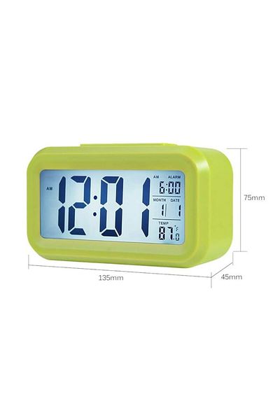 OEM LED digital clock, with alarm, thermometer and calendar, alarm snooze, light sensor