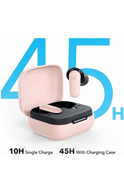 Anker SoundCore P30i In-Ear Headphones, Wireless, IP54, Bluetooth 5.4, Type-C Charging - Pink