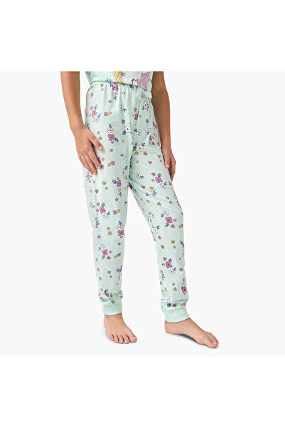 Juniors Unicorn Print T-shirt And Pyjama Set