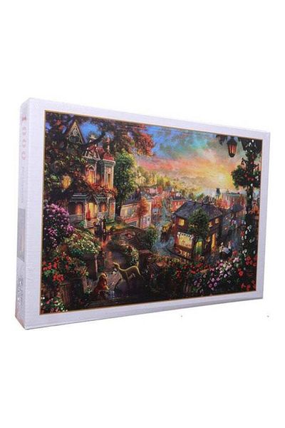 Arabest 1000-Piece Villa Jigsaw Puzzle Game Set