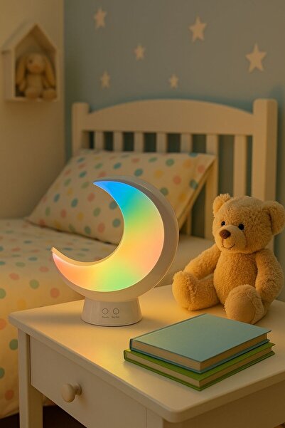 Arma House Modern Renk Değiştiren USB'li Ay Işığı Led Lamba