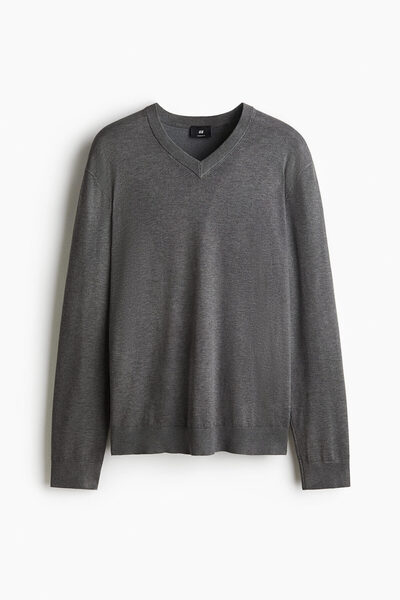 H&M İnce Triko Kazak Regular Fit