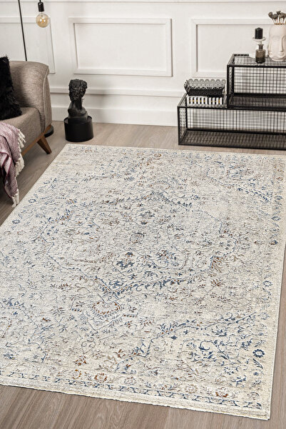 LİNOS HOME Paradise Krem Bej Halı Modern Dokuma Halı Yumuşak Oturma Odası Salon Çocuk Odası Mutfak Halısı M057B