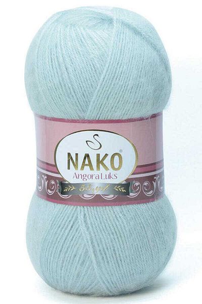 NAKO 5 τεμάχια Angora Lüks Πλεκτικής Κλωστής 10471 Saraylı Mint