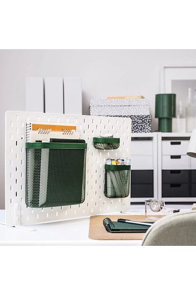 IKEA Skadis Green 3 Basket Multi-Purpose Board Piece