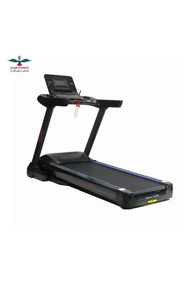 saqr fitness Electric treadmill, 160 kg capacity, 4 hp, 15% forward incline, 4 hp power