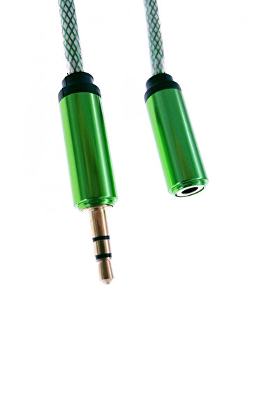 OEM Cablu Jack-Jack, T-M 100 cm, textil tip siret green - CJTMSG
