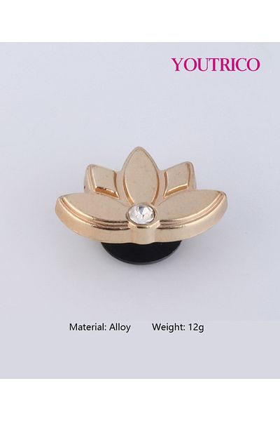 Youtrico 1pc New Metal Jibbitz Charm for Crocs - Slipper Ornament