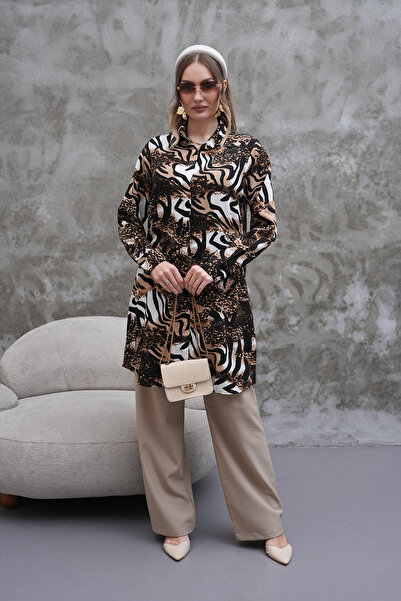 Polologin Butik Туника с леопардов принт