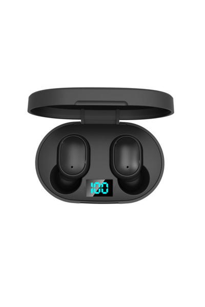OEM Casti Wireless E6S TWS Wireless Bluetooth 5.0 Earbuds Black cu statie de incarcare
