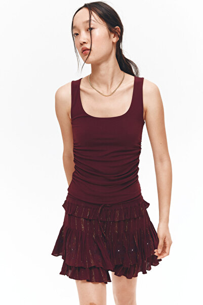 H&M Büzgülü Kolsuz Üst