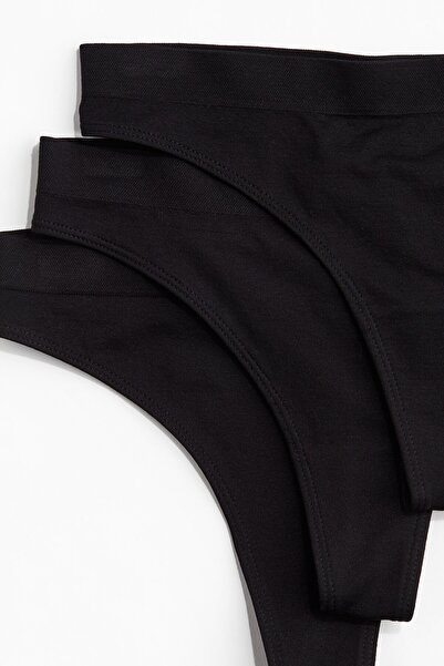 H&M 5'li Dikişsiz Thong Külot