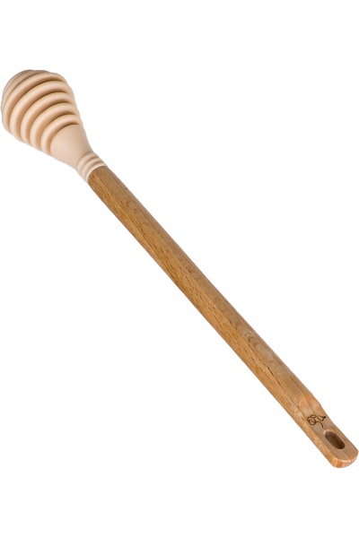 Generic Al Saif Gallery Wooden Honey Spoon, 21X3.5 Cm - Brown