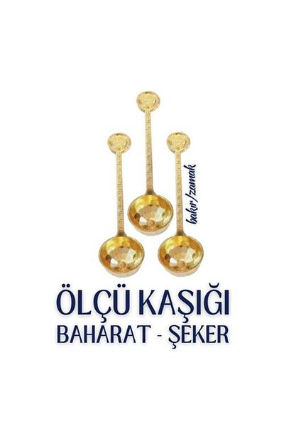 Skygo Modacar 3 Pcs Sugar and Measuring Spoon Vintage Design