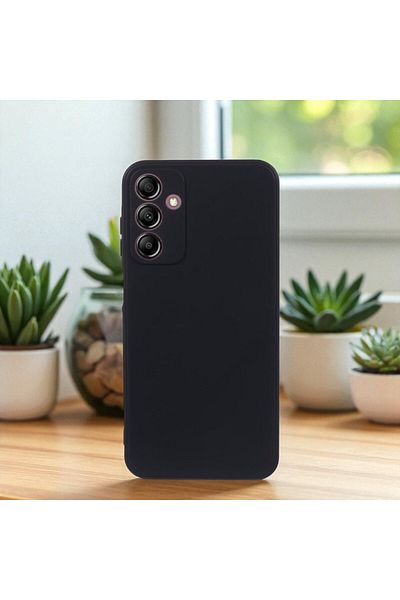 Gtech SET Silicone case + Transparent film, compatible with Samsung Galaxy A26 Jelly, flexible, Black