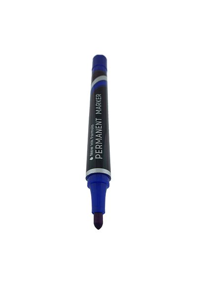 OEM Blue permanent marker, THINK U100, with 1.5MM round tip, for writing on any surface