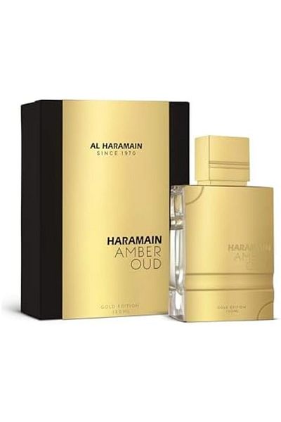 Al Haramain عطر أمبر عود جولد إديشن 120 مل، 4 أونصة أو دو برفيوم للجنسين