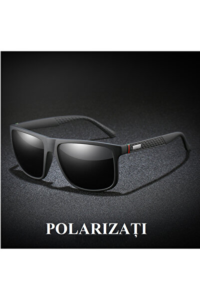 Hipolar Ochelari de soare polarizați clasa 3, protecție UV 400, lentilă HD, OPRA, carcasă anti-șoc și test UV, negri