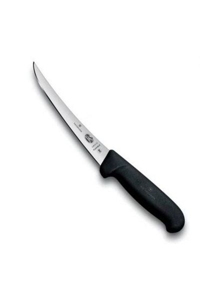 Victorinox Cutit Dezosare Victorinox Fibrox 5.6613.12, Lama Curba Flexibila 12 cm, Negru