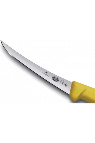 Victorinox Cutit Dezosare Victorinox Fibrox 5.6618.15, Lama Curba Flexibila 15 cm, Galben