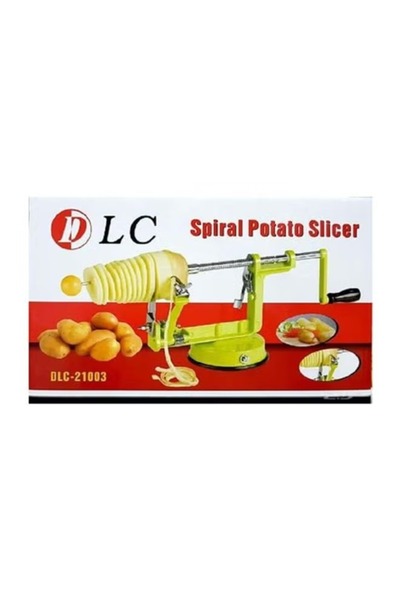 DLC Spiral Potato Slicer Green/Silver 10x3.5cm