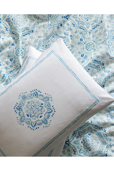 Madame Coco Alard Double 100% Cotton Karde Printed Pique Set - Mint Green