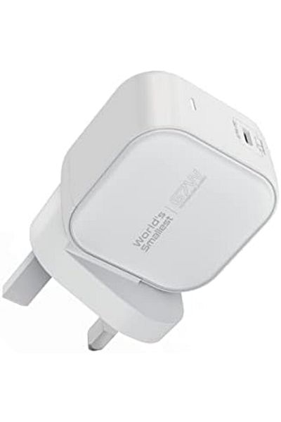Promate USB-C Adapter, Superspeed GaNFast Technology Adapter with Ultra-Fast 67W Power Delivery USB-