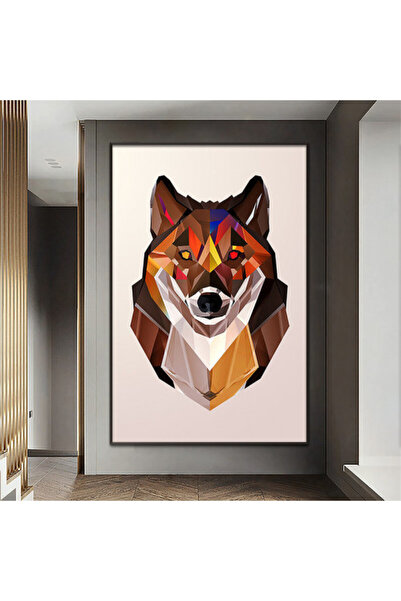 4gdran لوحة قماشية بتصميم مودرن مع برواز شامبين مجوف