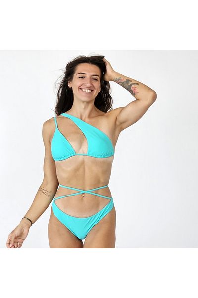 FITINT Women's High-Waisted Swimsuit Purple – FITINT 298