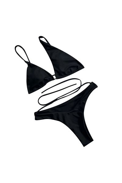 FITINT Woman's high-waisted swimsuit Black – FITINT 297