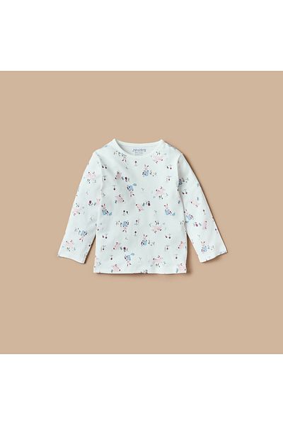 Juniors All-Over Bunny Print T-shirt and Pyjama Set