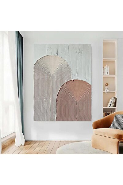 SND لوحة قماشية بتصميم الفن البوهيمي مع برواز خشبي مخفي