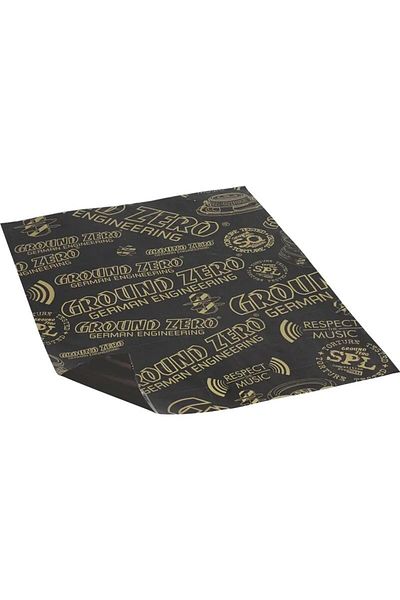 Ground Zero GZDM 3750AB-GOLD soundproofing package, 2.3mm thickness, 3.75m², package of 10 sheets